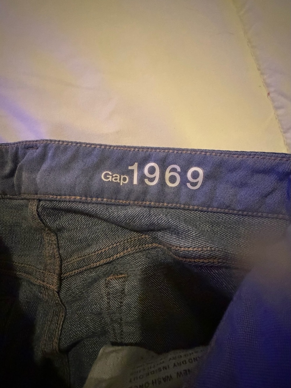 GAP 1969 long & lean  Dark Blue Flare Jeans - Picture 6 of 8